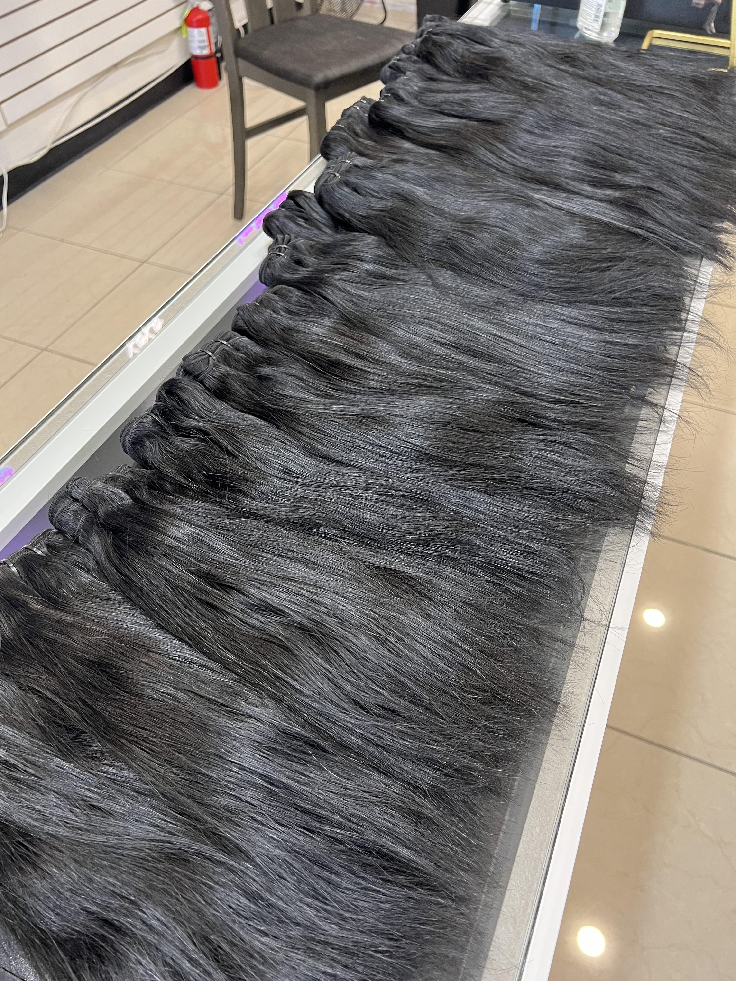 Black Indian Straight Bundles